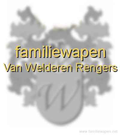 familiewapen Van Welderen Rengers