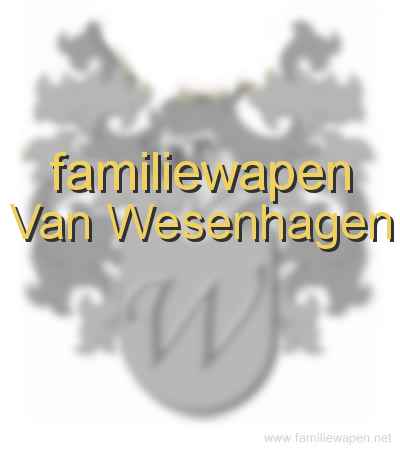 familiewapen Van Wesenhagen