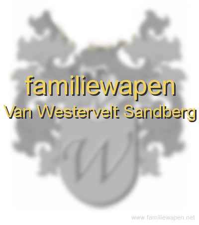 familiewapen Van Westervelt Sandberg