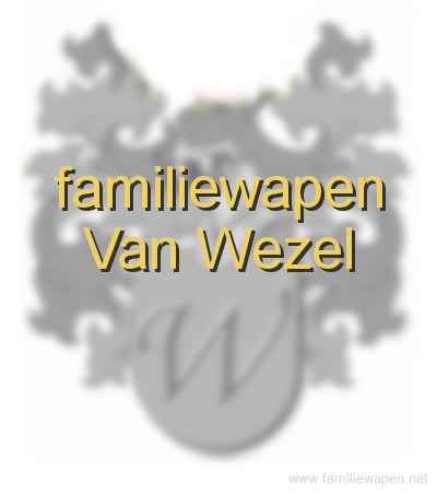 familiewapen Van Wezel