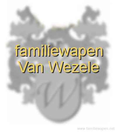 familiewapen Van Wezele