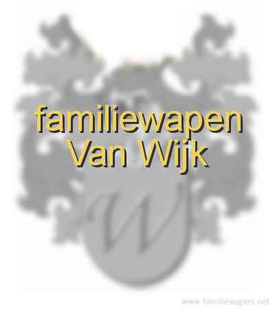 familiewapen Van Wijk