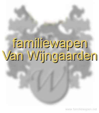 familiewapen Van Wijngaarden