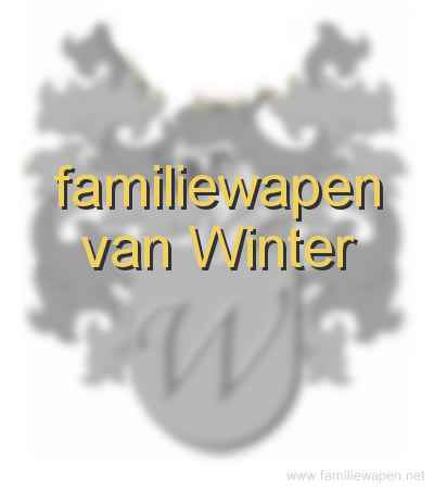 familiewapen van Winter