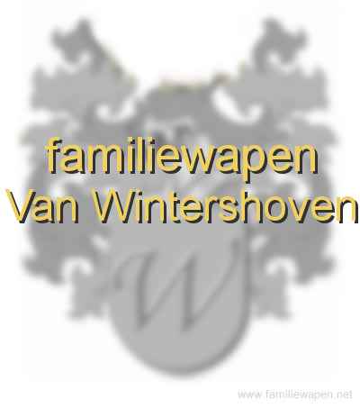 familiewapen Van Wintershoven