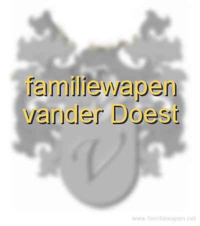 familiewapen vander Doest