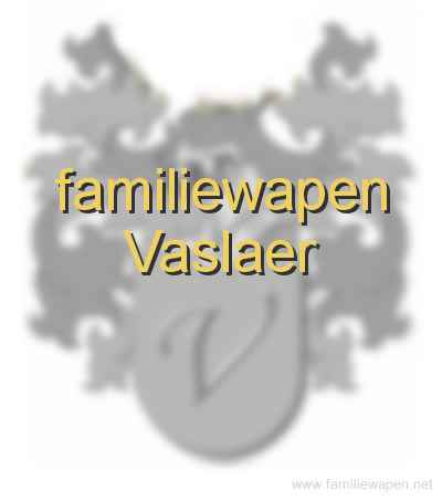 familiewapen Vaslaer