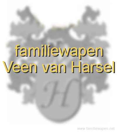 familiewapen Veen van Harsel