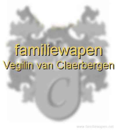 familiewapen Vegilin van Claerbergen