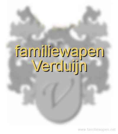 familiewapen Verduijn