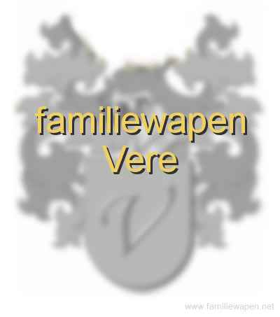 familiewapen Vere