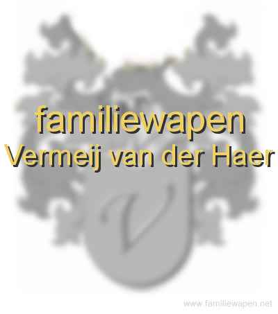 familiewapen Vermeij van der Haer