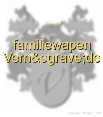 familiewapen Vernède