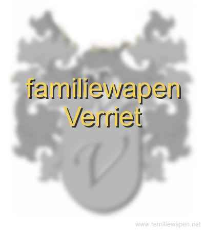 familiewapen Verriet