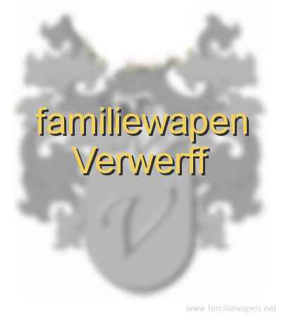 familiewapen Verwerff