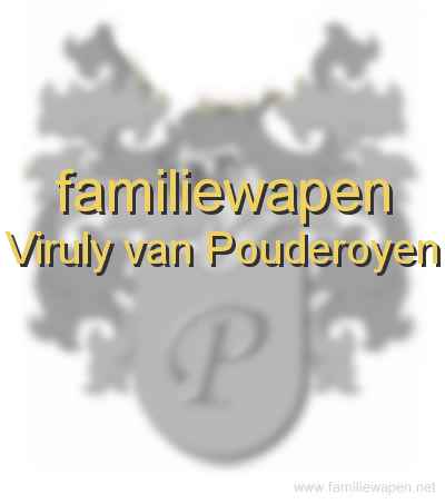 familiewapen Viruly van Pouderoyen