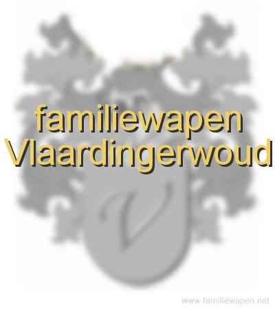 familiewapen Vlaardingerwoud