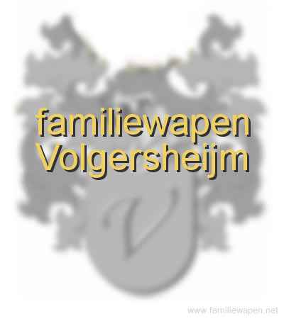 familiewapen Volgersheijm