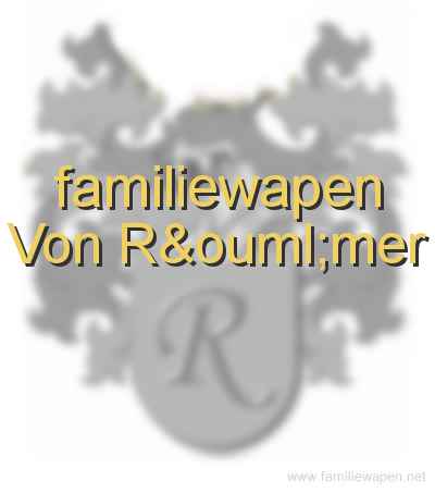 familiewapen Von Romer