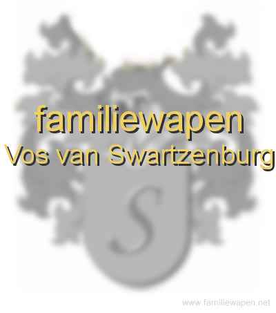 familiewapen Vos van Swartzenburg