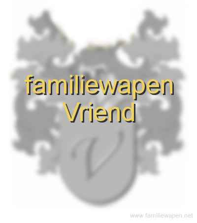 familiewapen Vriend