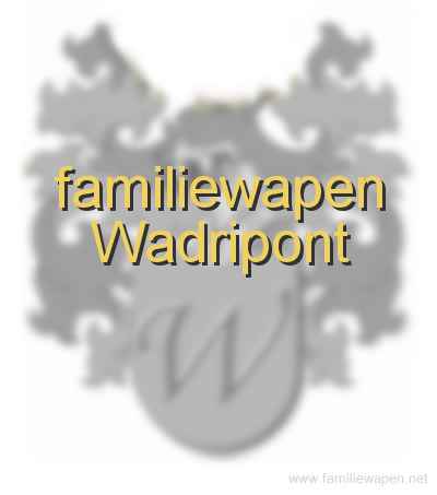 familiewapen Wadripont