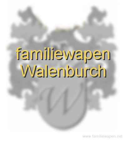 familiewapen Walenburch