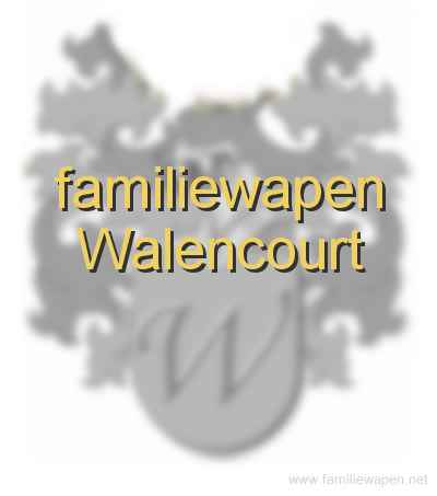 familiewapen Walencourt