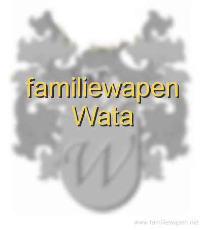 familiewapen Wata