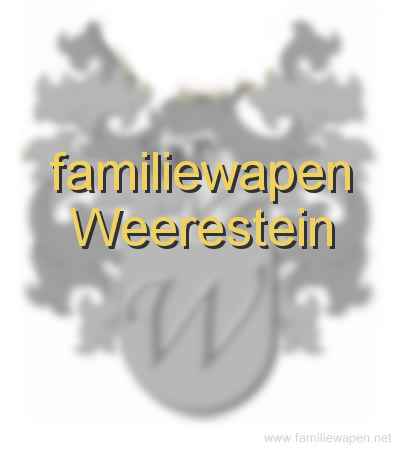 familiewapen Weerestein