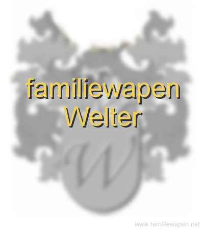 familiewapen Welter