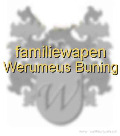 familiewapen Werumeus Buning