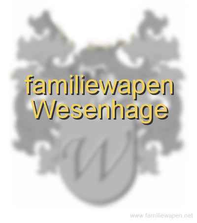 familiewapen Wesenhage