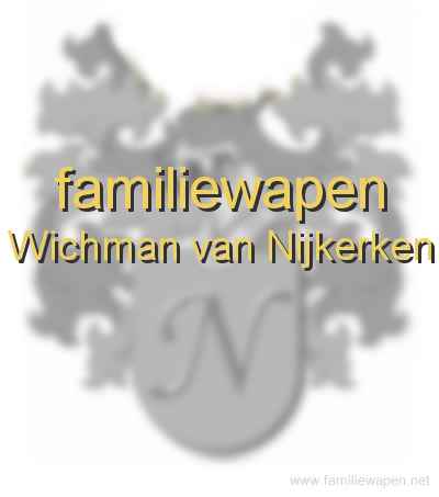 familiewapen Wichman van Nijkerken