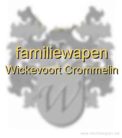 familiewapen Wickevoort Crommelin