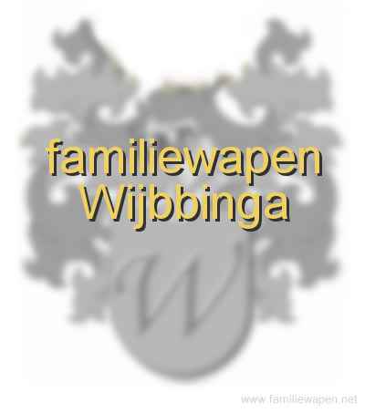 familiewapen Wijbbinga