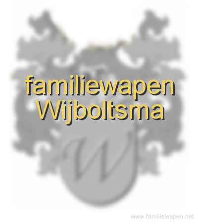 familiewapen Wijboltsma