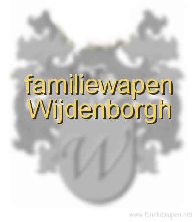 familiewapen Wijdenborgh