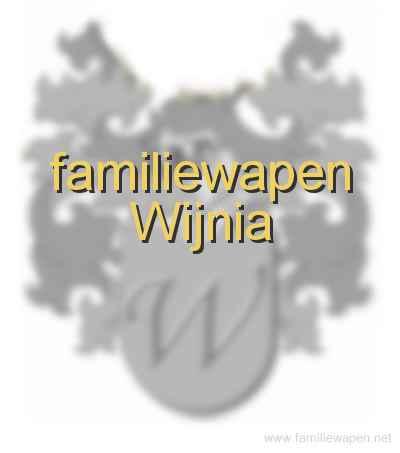 familiewapen Wijnia