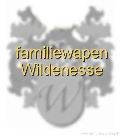 familiewapen Wildenesse