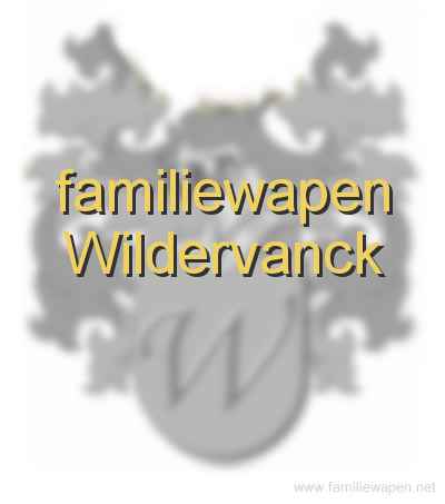 familiewapen Wildervanck