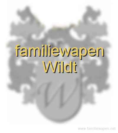 familiewapen Wildt