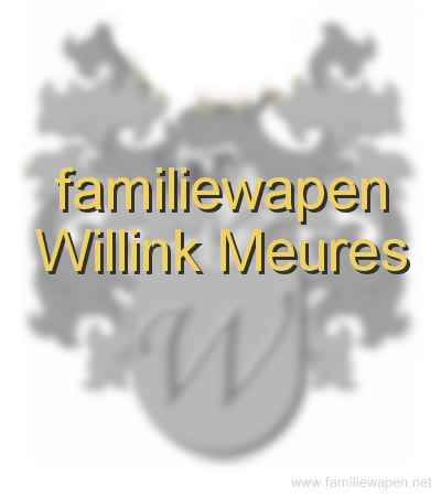 familiewapen Willink Meures