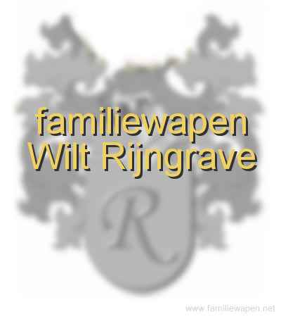 familiewapen Wilt Rijngrave