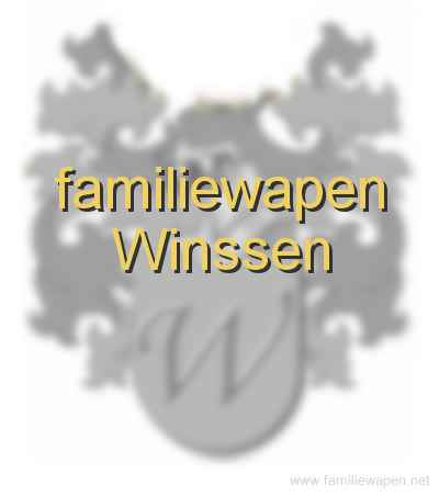 familiewapen Winssen