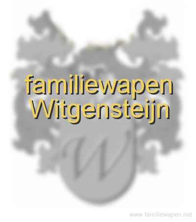 familiewapen Witgensteijn