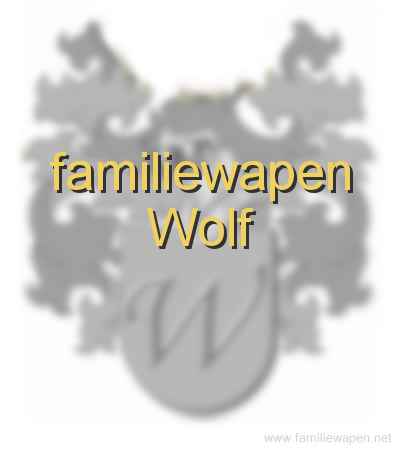 familiewapen Wolf