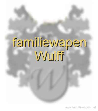 familiewapen Wulff