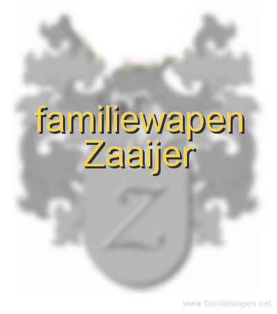 familiewapen Zaaijer